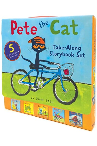 Harper Collins Pete The Cat Takealong Storybook Set 5Book 8X8 Set