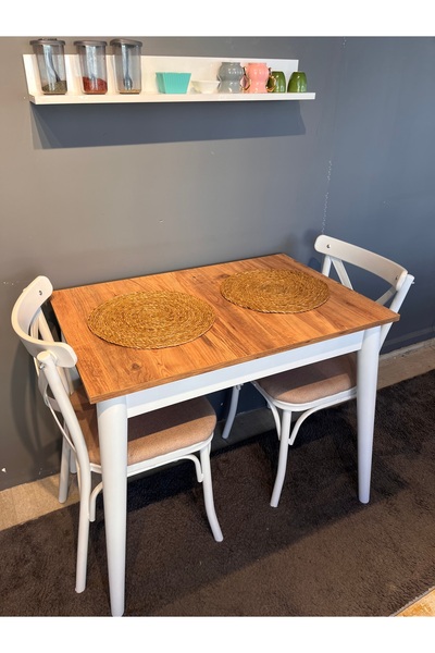 VOGUE TASARIM VE AKSESUAR 60/90 ölçü küçük  mutfak masası kullanışlı yemek masası ekonomik çalışma masası ideal balkon masası