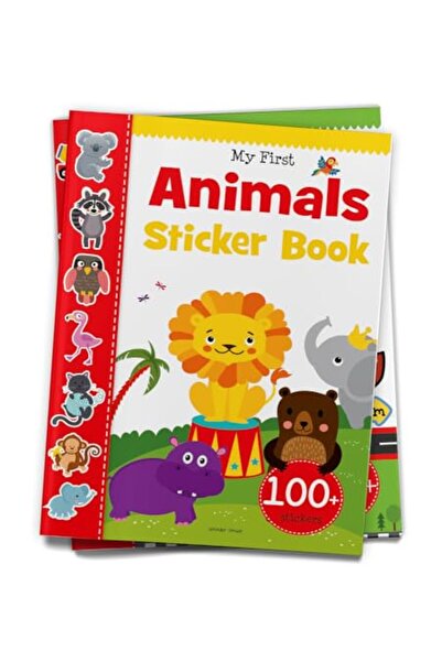 Wonder House Books أول كتاب ملصقات حيوانات خاص بي كتاب ملصقات مثير يحتوي على ...