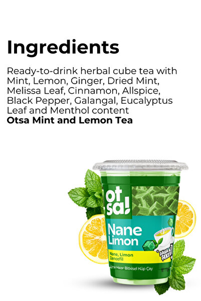 Otsa Nane Ferahlığı ve Limon Tazeliğiyle Doğal Şifa Çayı – 170 g