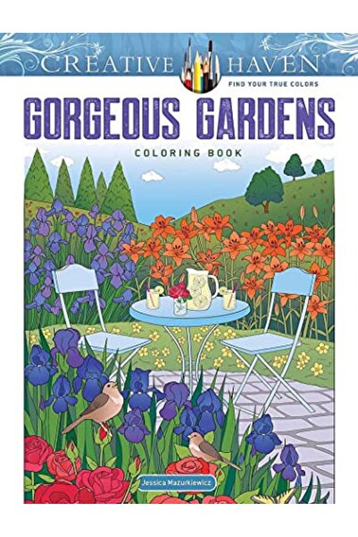 Dover Publications Creative Haven Gorgeous Gardens Coloring Book
