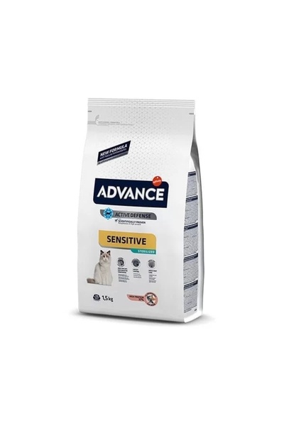 Advance Sensitive Somonlu Hassas Kısırlaştırılmış Kedi Maması 1.5 Kg