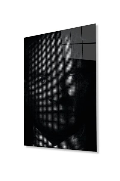 idealizbiz Ataturk Glass Painting 4mm Sticlă temperată durabilă, Ataturk Glas...