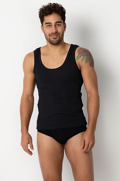Miorre Ανδρικό εσώρουχο Camisole Μαύρο