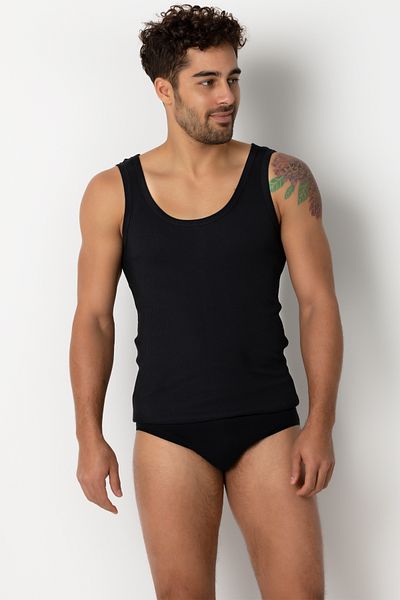 Miorre Ανδρικό εσώρουχο Camisole Μαύρο