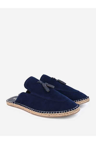Styli Faux Suede Mule Espadrilles with Tassel