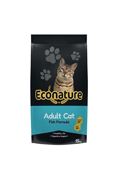 Econature Balıklı Yetişkin Kedi Maması 15 Kg