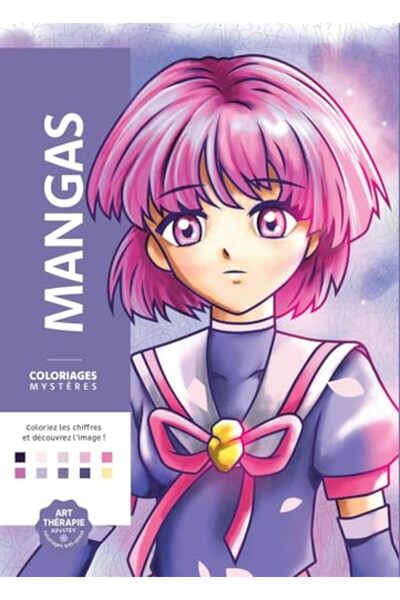 Hachette Coloriages Mysteres Mangas