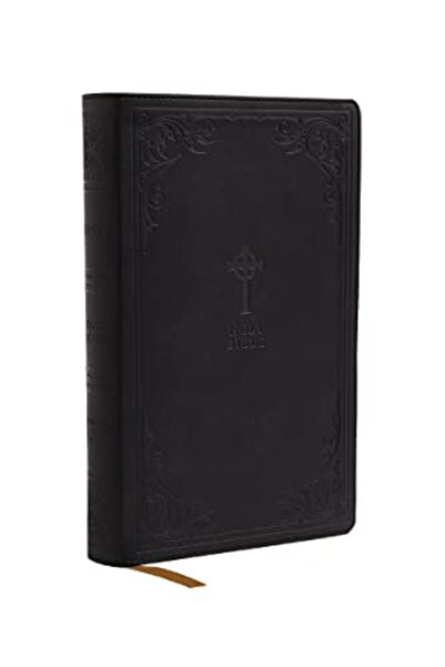 Zondervan Nrsv Catholic Edition Gift Bible Black Leathersoft Comfort Print Ho...