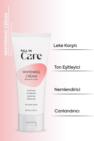 FALL IN CARE 50 ml Whitening and Brightening Glutathione Cream - Anti-Blemish Care