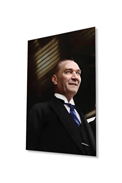 idealizbiz Sticlă imprimată Atatürk 4 mm Sticlă temperată durabilă