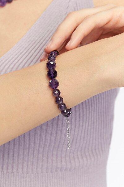 Yasamtohumu Серія «Сяючі зірки» Браслет з аметистом