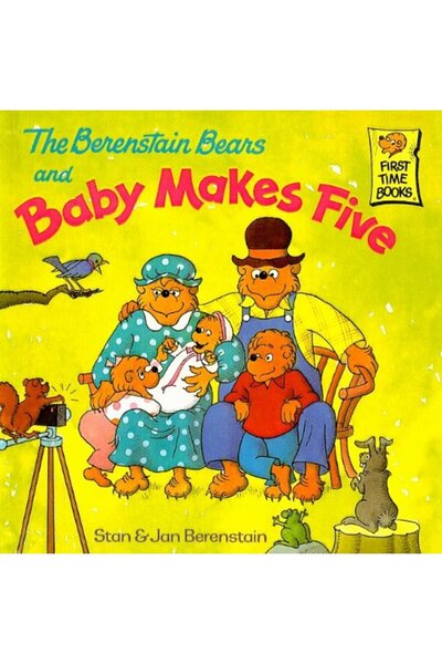 TURTLEBACK الدببة بيرينستين والطفل يصنعان خمسة