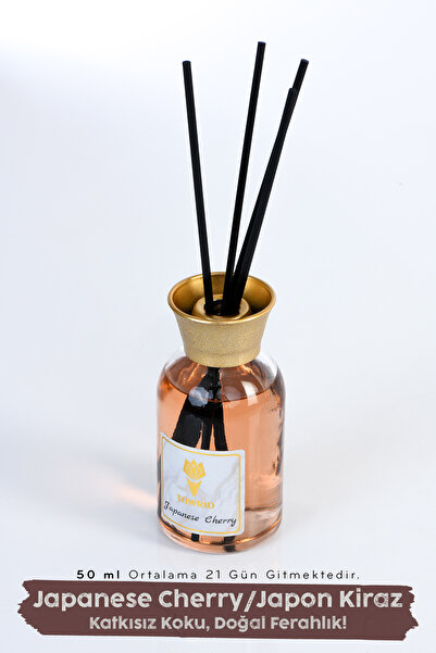 Hagen JAPANESE CHERRY Kokusu Çubuklu Oda Kokusu Bambu Kokusu Dolap Kokusu Ban...