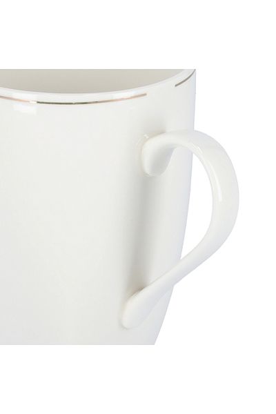 ROYALFORD RF6686 14Oz Bone Wave Square Coffee Mug