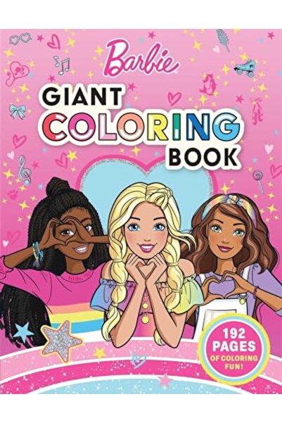mattel Barbie Giant Coloring Book
