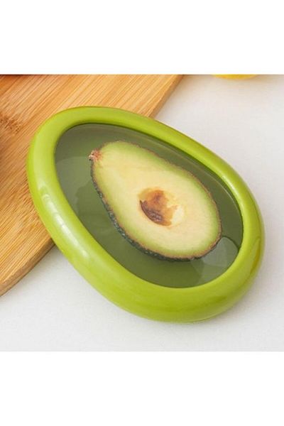 evimdeyokyok Avocado Shaped Flexible Food Storage Boxes