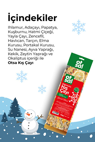 Greenlabel Otsa Ihlamurlu Ve Zencefilli Kış Çayı 200 Gr.