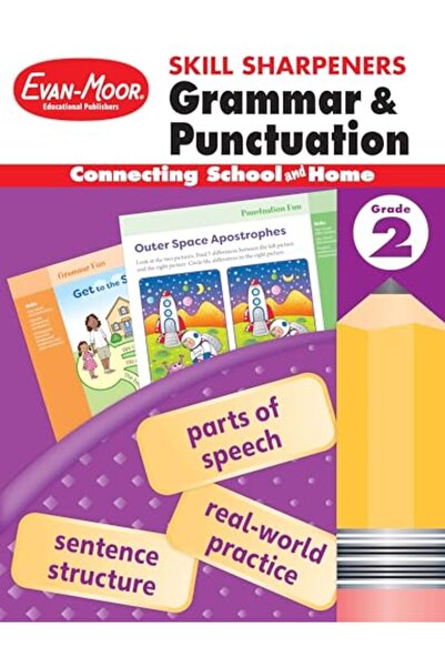 Evan Moor Educational كتاب تدريبات القواعد والترقيم للصف الثاني