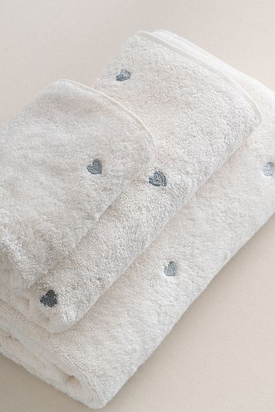 Nazik Home Βαμβακερή πετσέτα προσώπου Amore Heart (50 X 90 cm)