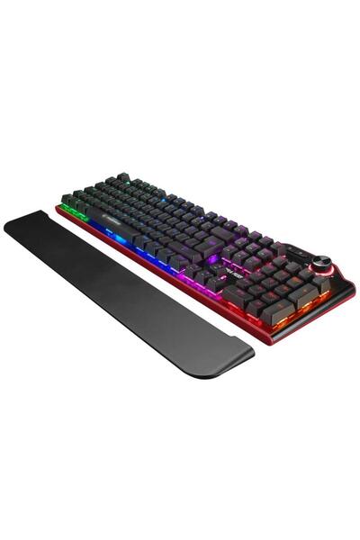 Rampage Hydra R6 Siyah Blue Switch Stormy Siyah Kulaklık Makrolu Rgb Mouse Mousepad 4lü Oyuncu Set