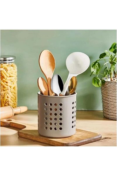 STOREMAX MU-ARTSHOP Μπουκέτο Πάγκος Σερβιρίσματος Όρθια Κουτάλια Organizer Λευκό tnca 871301