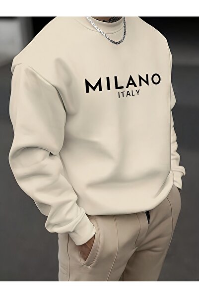 Jakinta Outdoors Baskılı Sıfır Yaka Sweatshirt - Şık ve Konforlu Tasarım