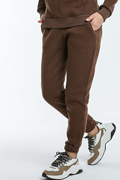 YAKAMEL Γυναικείο παντελόνι τζόγκερ με ελαστικό τελείωμα στα μπατζάκια