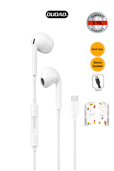 DUDAO X14 Pro-t Hi-fi Özellikli Stereo Kulak Içi Kablolu Kulaklık ( Type-c De...
