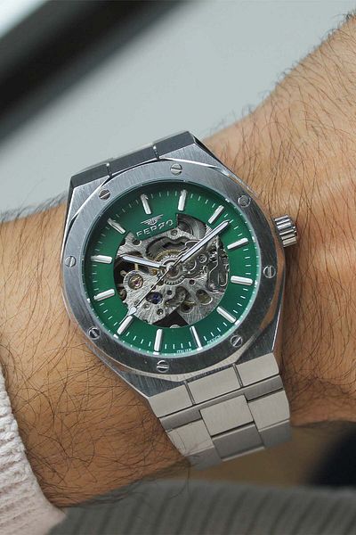 FERRO F31538A6 Automatic Men's Watch with Steel Band