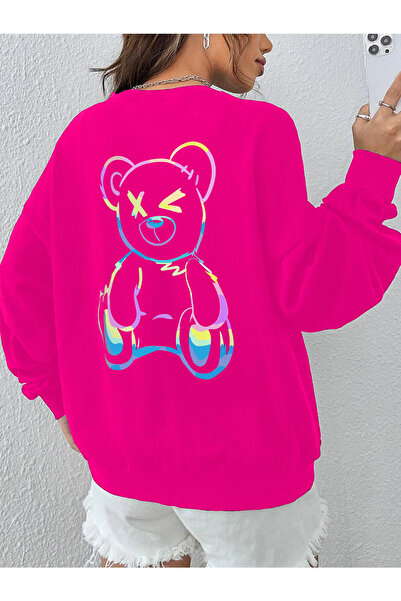 Bigonya Tricou obișnuit cu decolteu rotund cu imprimeu cu logo special de securitate