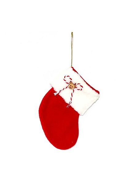 İ&DBABY Christmas Tree Ornament 1 Piece Fleece Christmas Socks