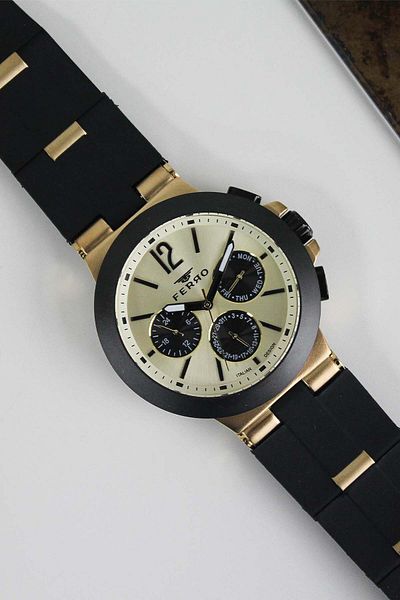 FERRO Fm11539N4 Men's Watch with Silicone Band