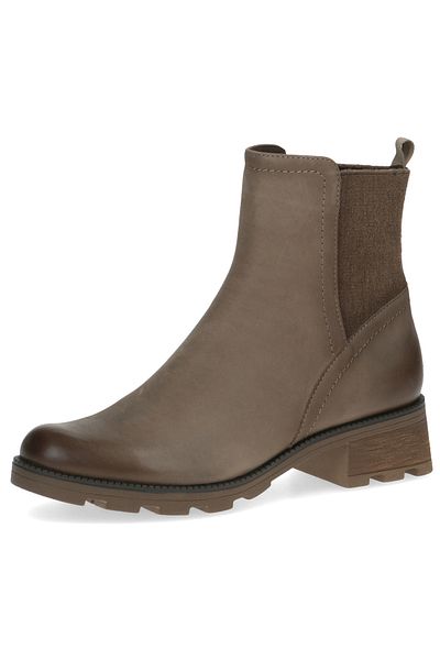 Caprice Damen Elegante Stiefelette G-Weite 9-25227-41 Braun 356 Mud Nubuc Leder mit CAP-LI