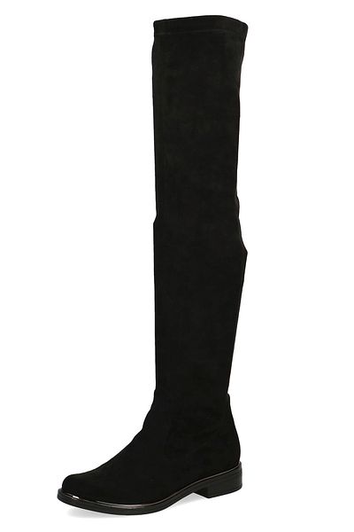 Caprice Damen Elegante Stiefel 9-25510-41 Schwarz 044 Černá Stretch Textil mit CAP Airmotion