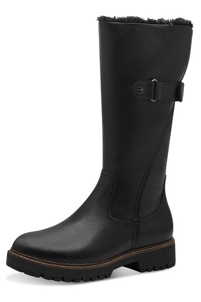 Tamaris Damen Stiefel Stiefel Winterschuhe 1-26609-43 Schwarz 001 Black Kunstleder mit TOUCH-IT