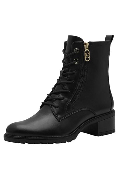 Tamaris Damen Sportliche Stiefelette 1-25241-43 Schwarz 001 Black Kunstleder mit TOUCH-IT