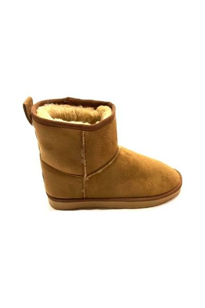 Mille Tan Midi Shearling Γυναικείες Μπότες - 308-02 Τέλος σειράς