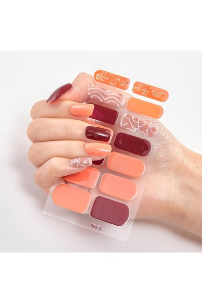 gaman Kendinden Yapışkanlı, Kolay Uygulanabilir, Suya Dayanıklı Desenli Tırna...