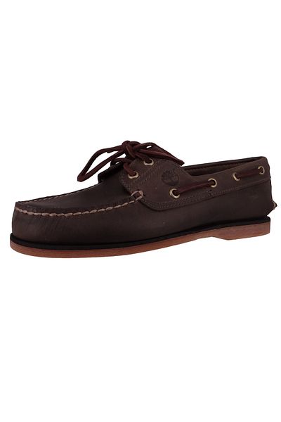 Timberland Herren Segel-/Bootsschuhe Halbschuhe Classic Boat TB0A2GEREL71 Grau Medium Grey Leder