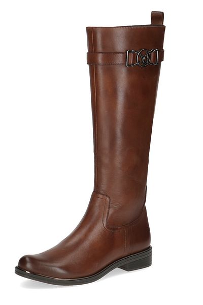 Caprice Damen Elegante Stiefel 9-25507-43 Braun 303 Cognac Nappa Leder mit CAP Airmotion
