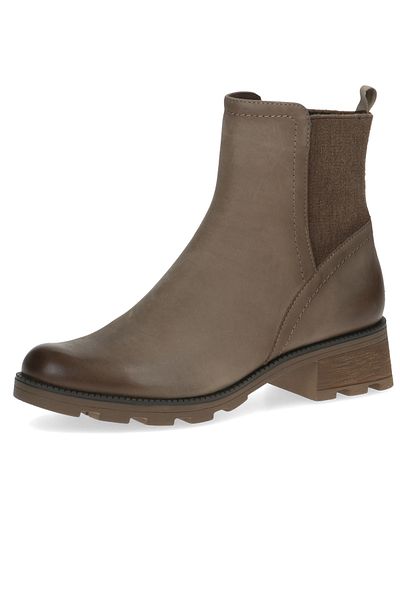 Caprice Damen Elegante Stiefelette G-Weite 9-25227-41 Braun 356 Mud Nubuc Leder mit CAP-LI