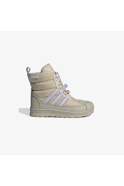 adidas حذاء Superstar 360 Boot 2.0 C للجنسين باللون البيج