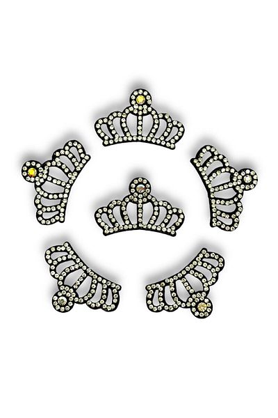 Seçkin Felted Motif Stone Bead Crown (10 Pieces)