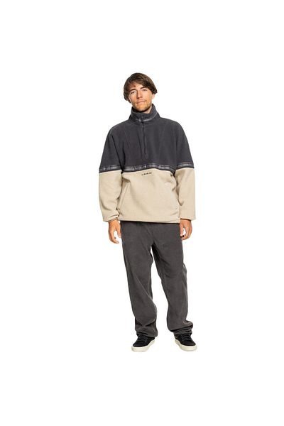 Quiksilver Вземете ни обратно Мъжки пуловер с половин цип - 100% рециклирана материя