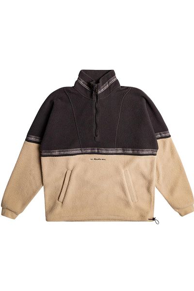 Quiksilver Вземете ни обратно Мъжки пуловер с половин цип - 100% рециклирана материя