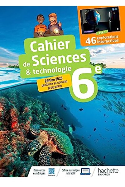 Hachette تكنولوجيا العلوم كاهير 6E إد 2023