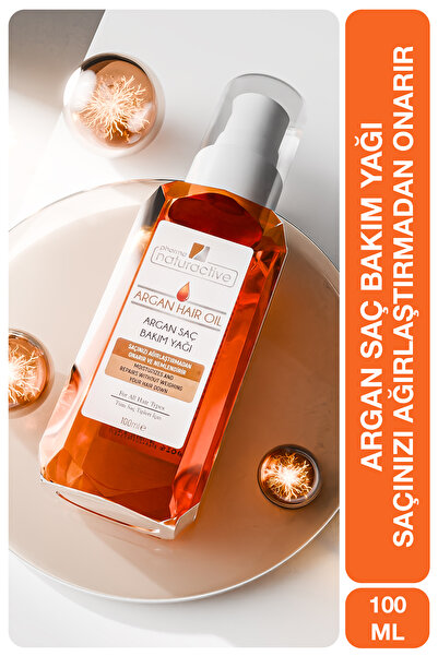 Naturactive Pharma Naturactive Argan Saç Bakım Yağı, Onarıcı ve Nemlendirici,...