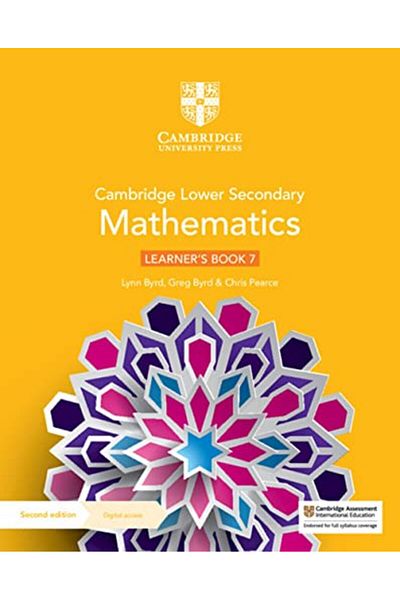 Cambridge Lower Secondary Mathematics Learners Book 7 With Digital Access 1 Year