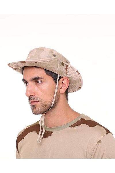 SINGLE SWORD Unisex Foldable Safari Jungle Trilby Cap